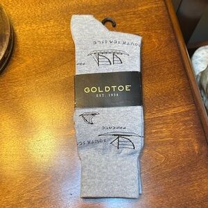 Gold Toe Light Gray Men's Casual Socks